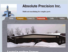 Tablet Screenshot of absoluteprecision.biz